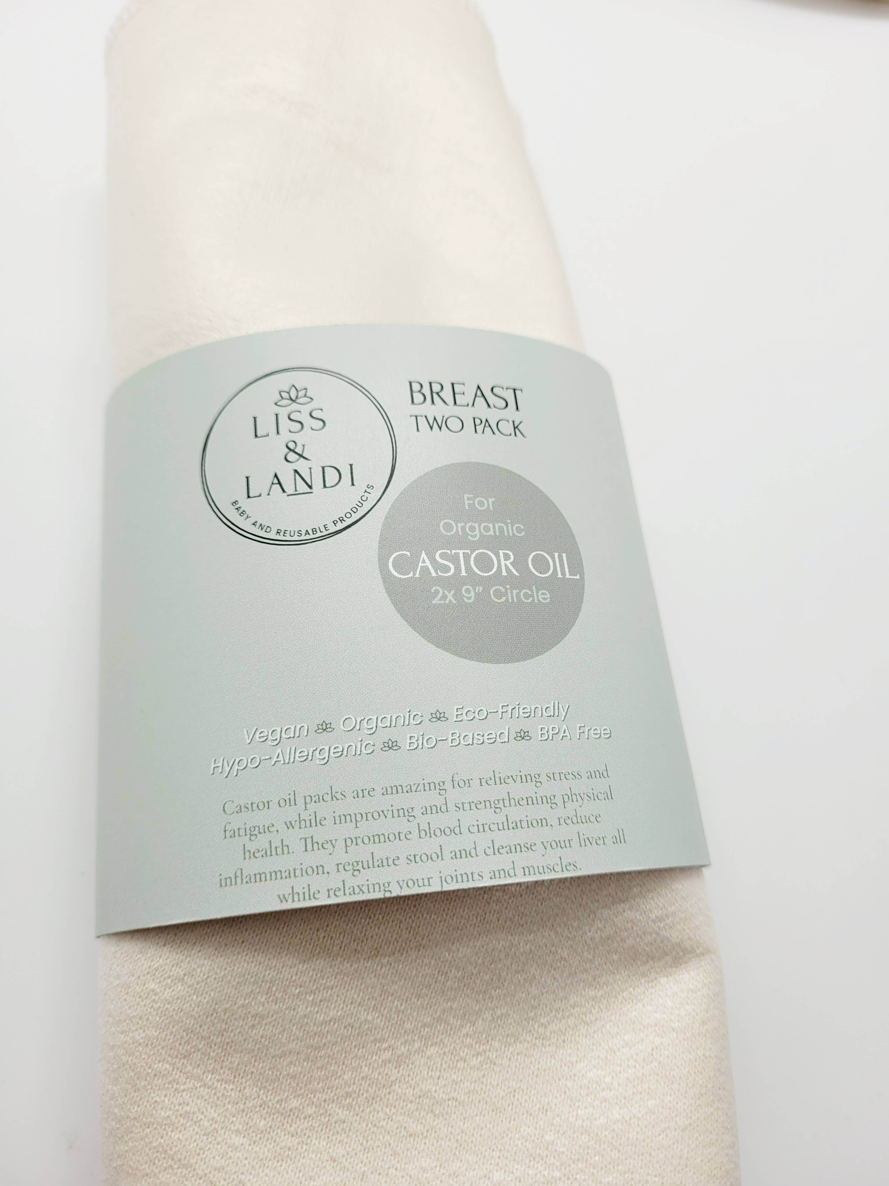Pack for Organic Castor Oil - Breast