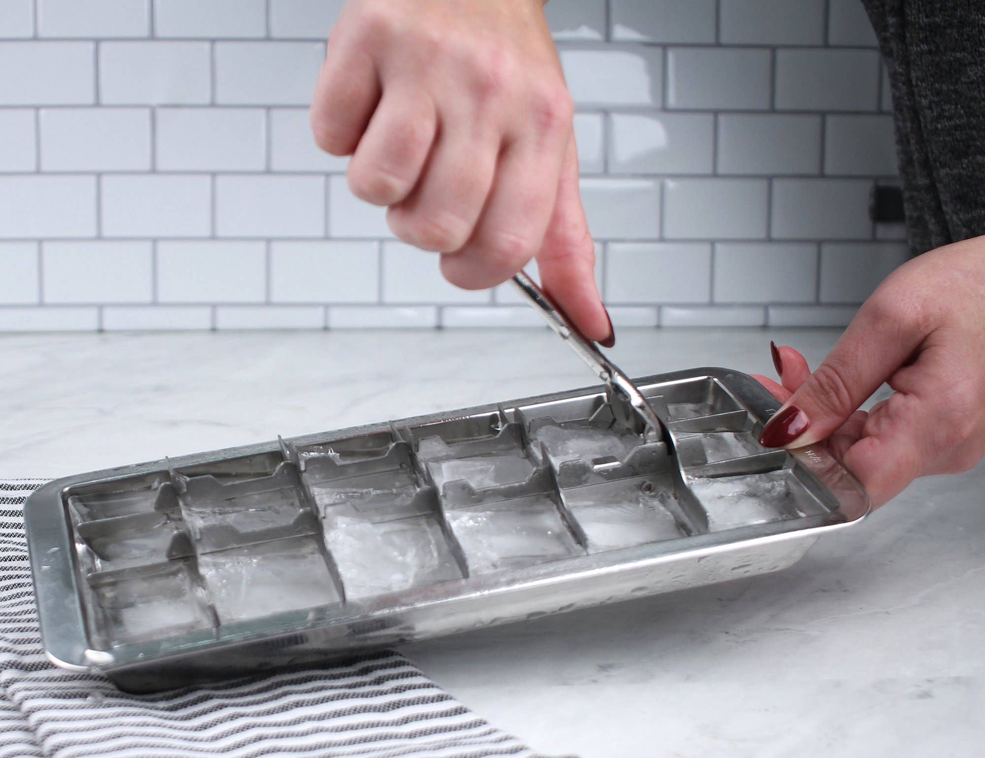 Ice Cube Tray ~ Stainless Steet