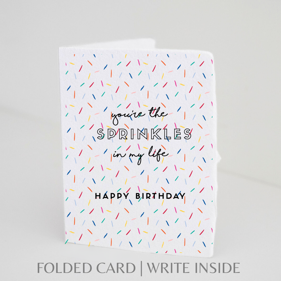 You're the Sprinkle | Friendship Birthday Greeting Card