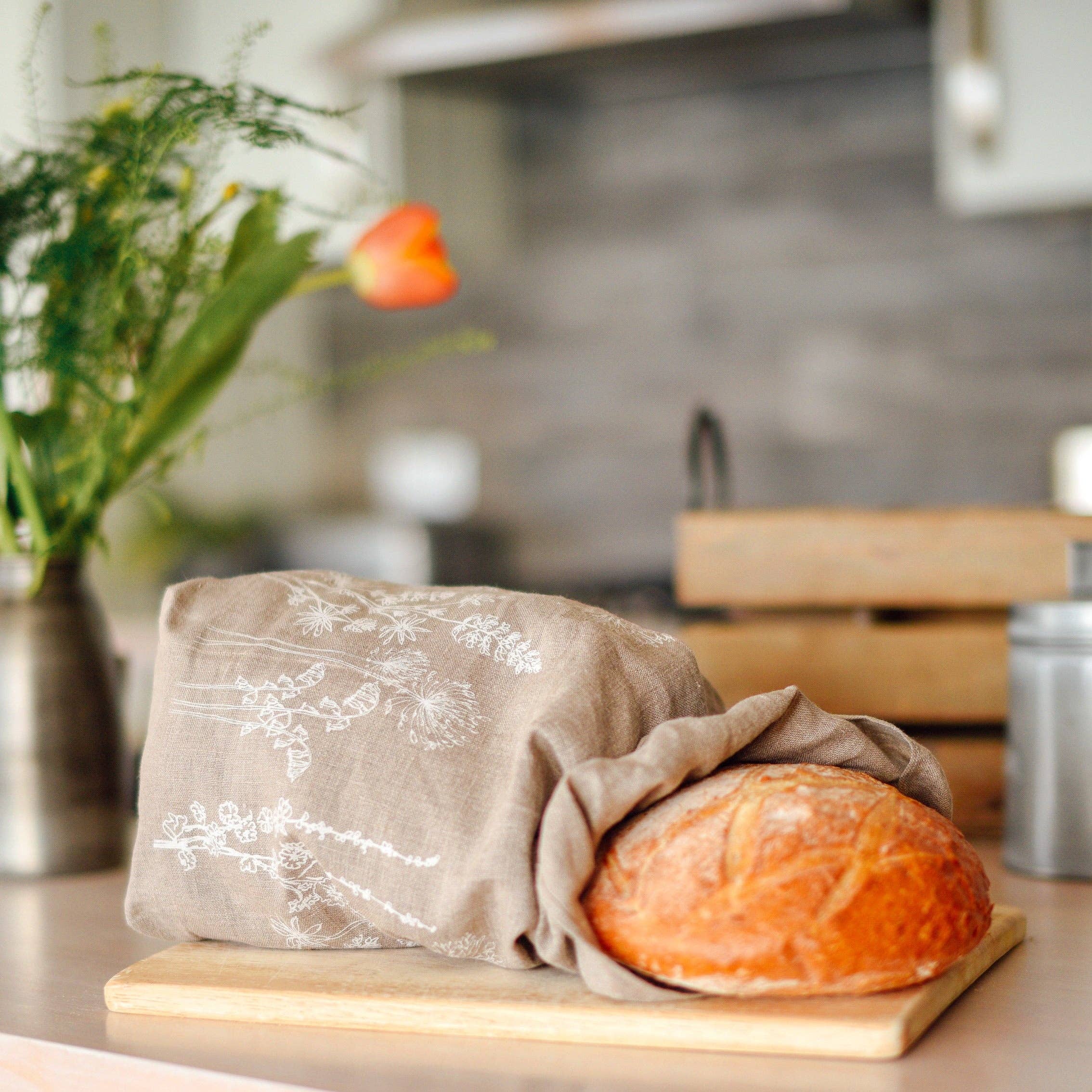 Linen Bread Bag