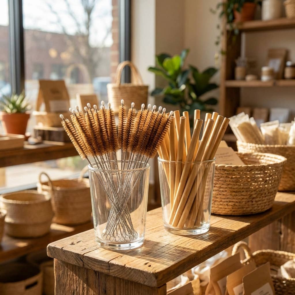 Straw Cleaner | Coconut Fiber | Plastic Free