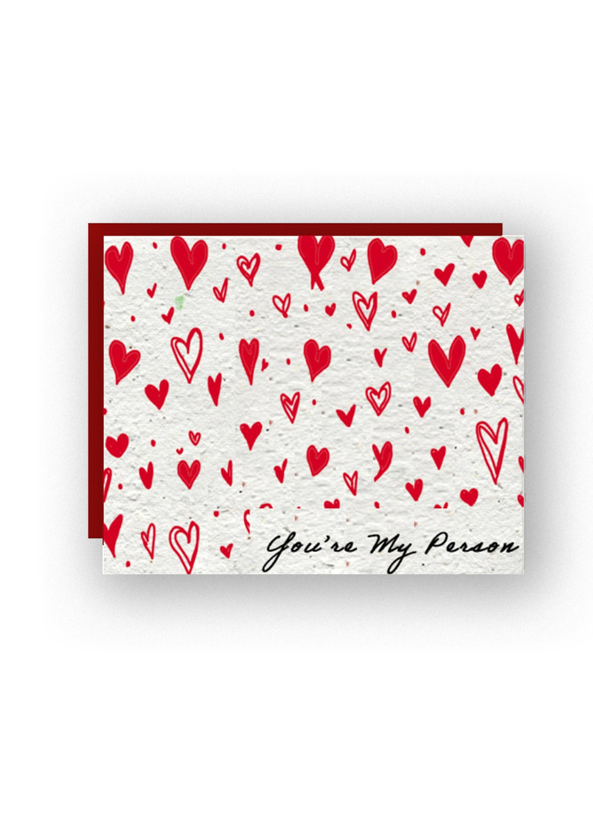 You're My Person Wildflower Seed Paper Card || Valentines Day
