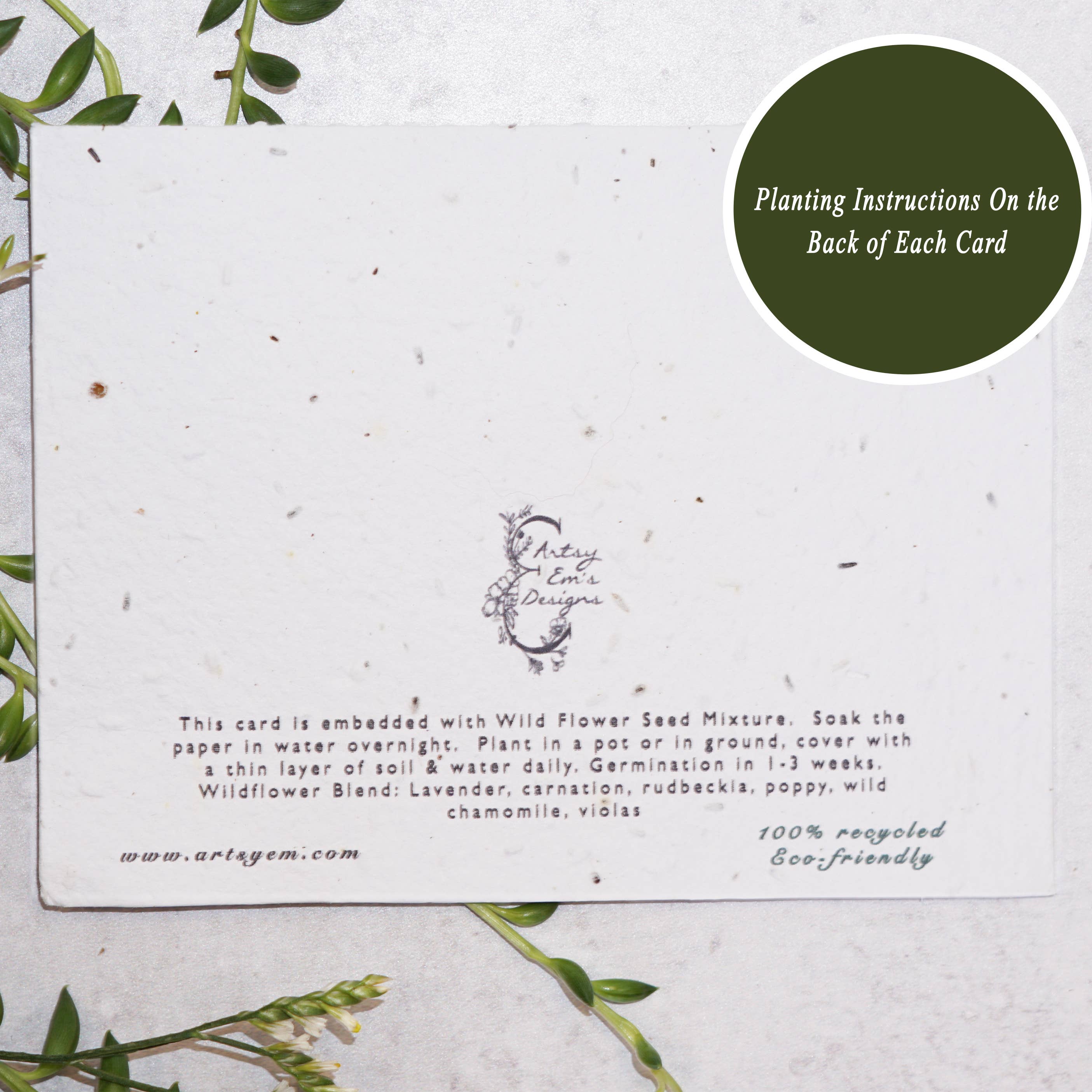 Go Out into the World and Do Good Wildflower Greeting Card