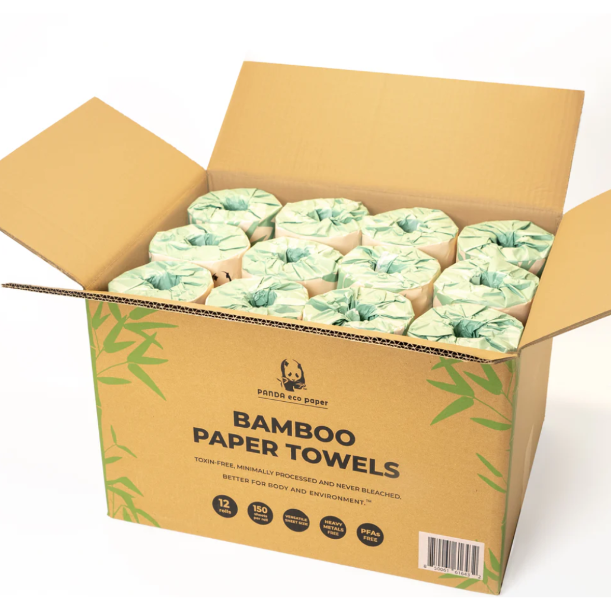 Un-Bleached Bamboo Paper Towels