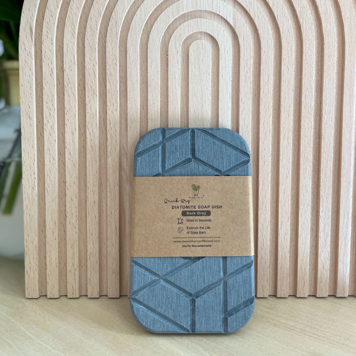 Quick-Dry Diatomite Soap Dish