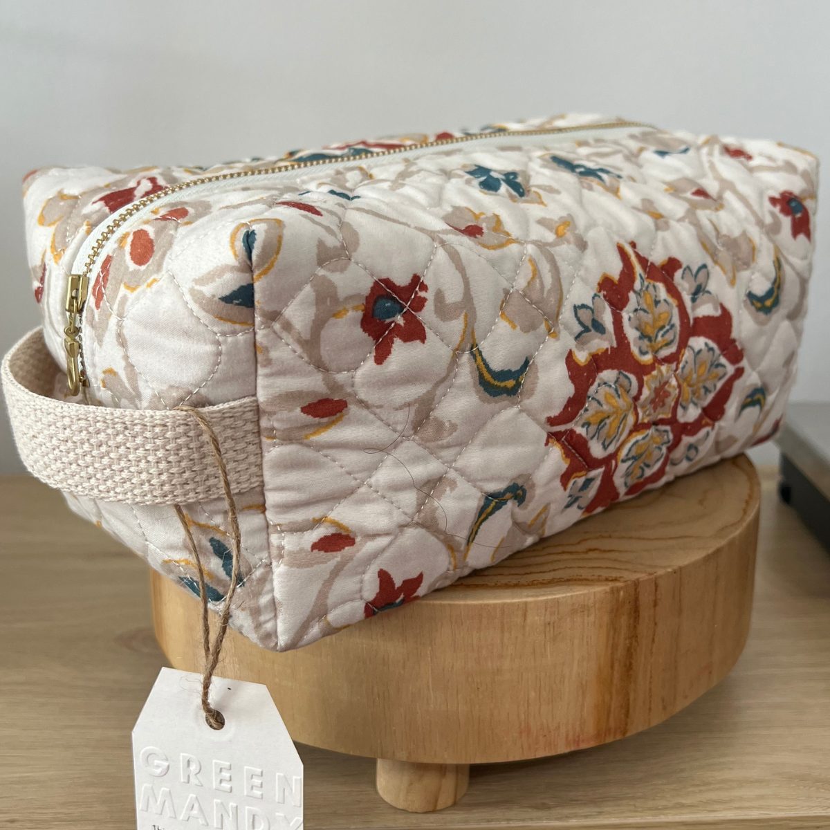 Toiletry & Cosmetic Bag | Boxy | Upcycled