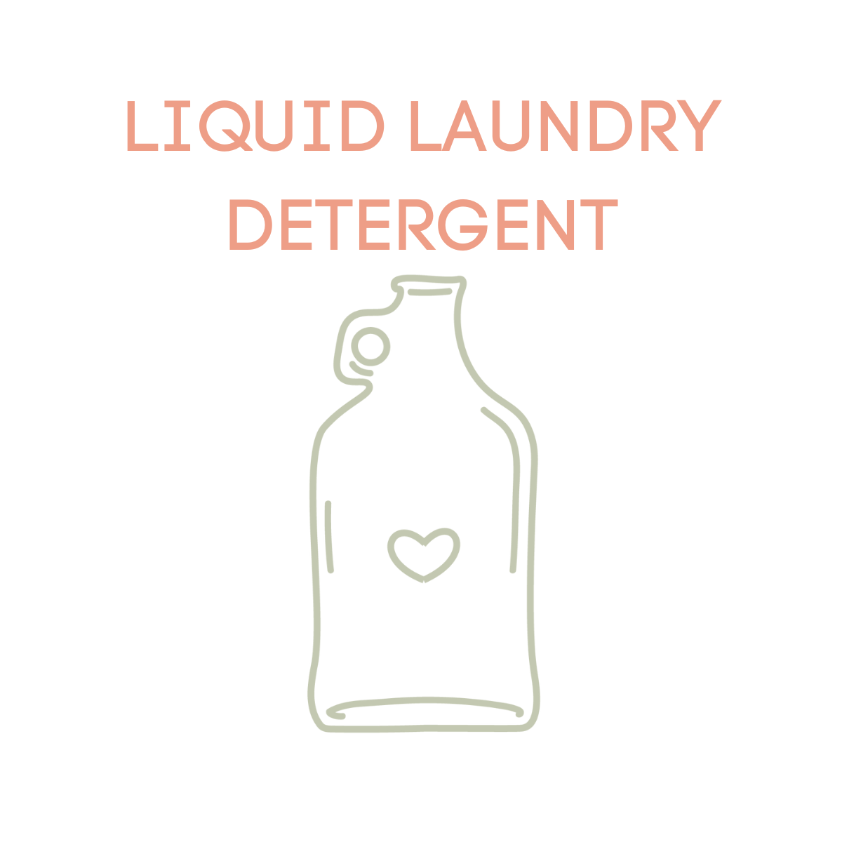 Liquid Laundry Detergent ~ Bulk