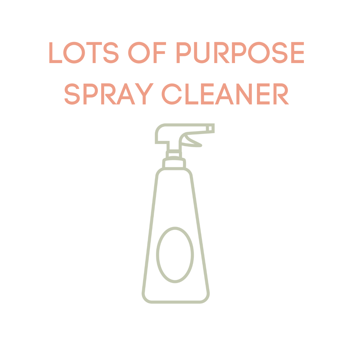 Lots of Purpose Spray Cleaner ~ Bulk