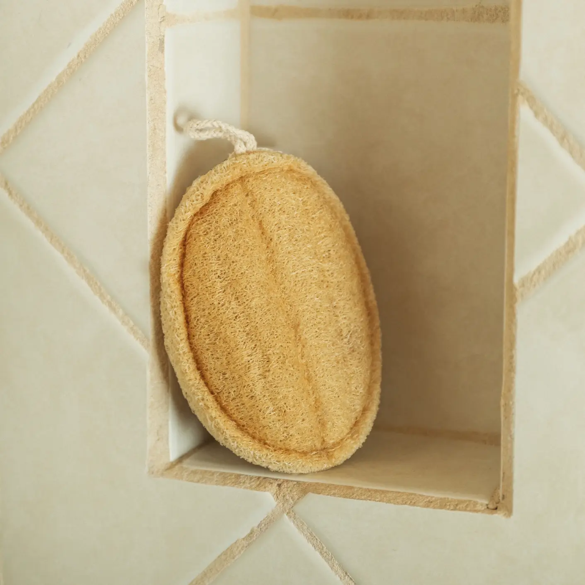 Oval Exfoliating Loofah ~ Single