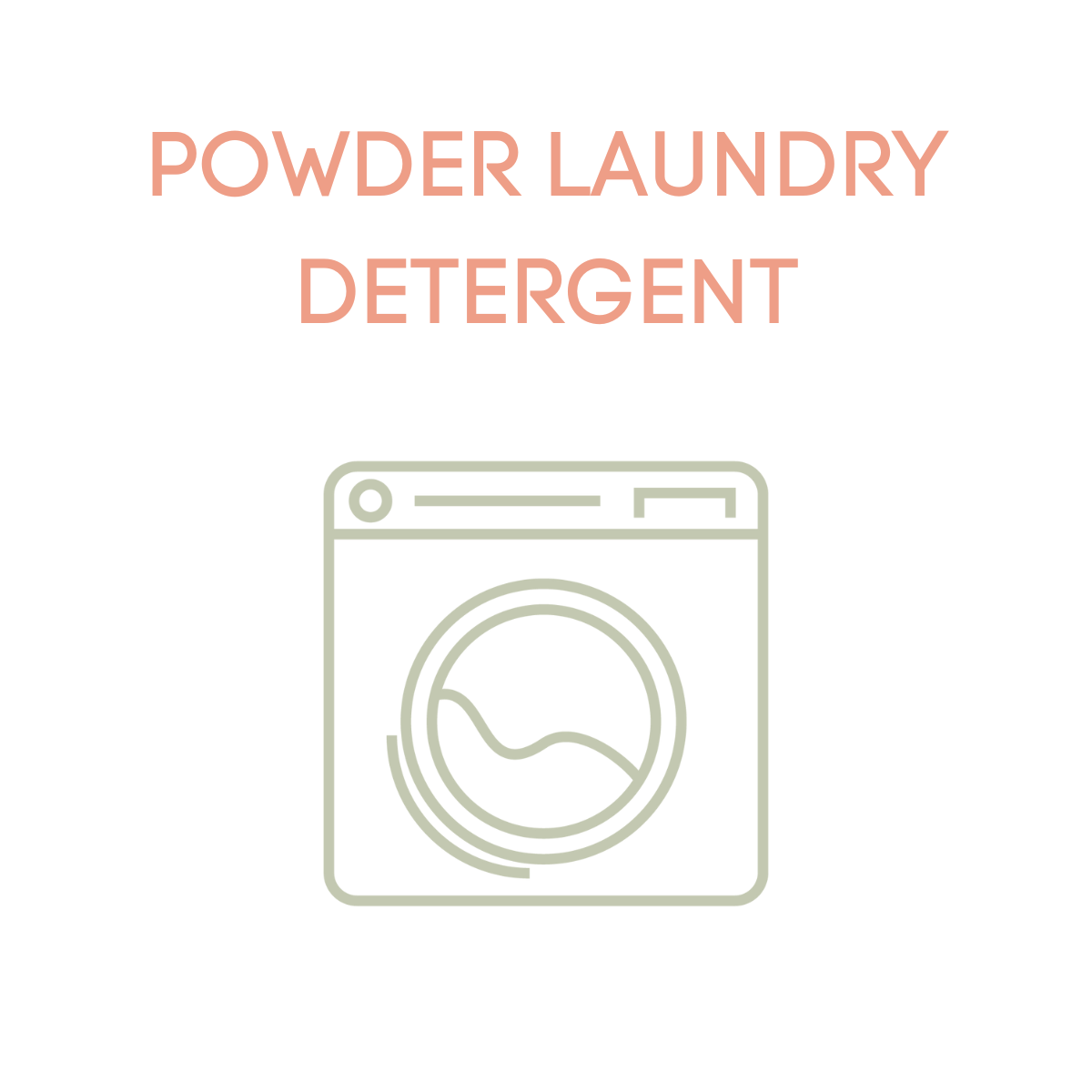Powder Laundry Detergent ~ Bulk