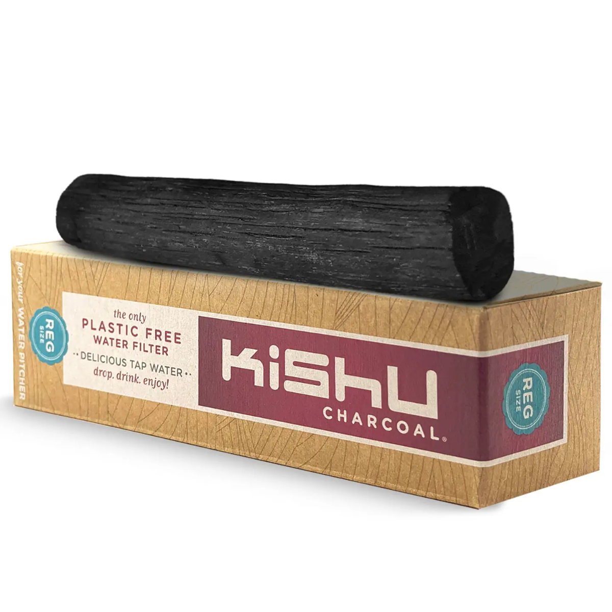 Plastic Free Water Filter | Charcoal | 1-2 Quart Picture