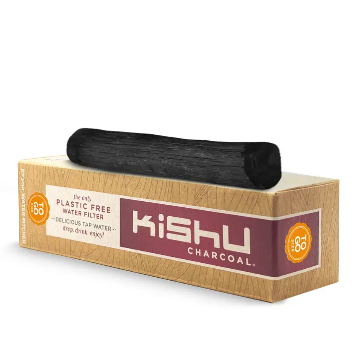 Plastic Free Water Filter | Charcoal | To Go Size