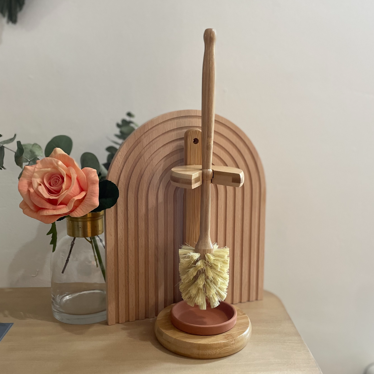 Toilet Bowl Cleaner Brush & Stand