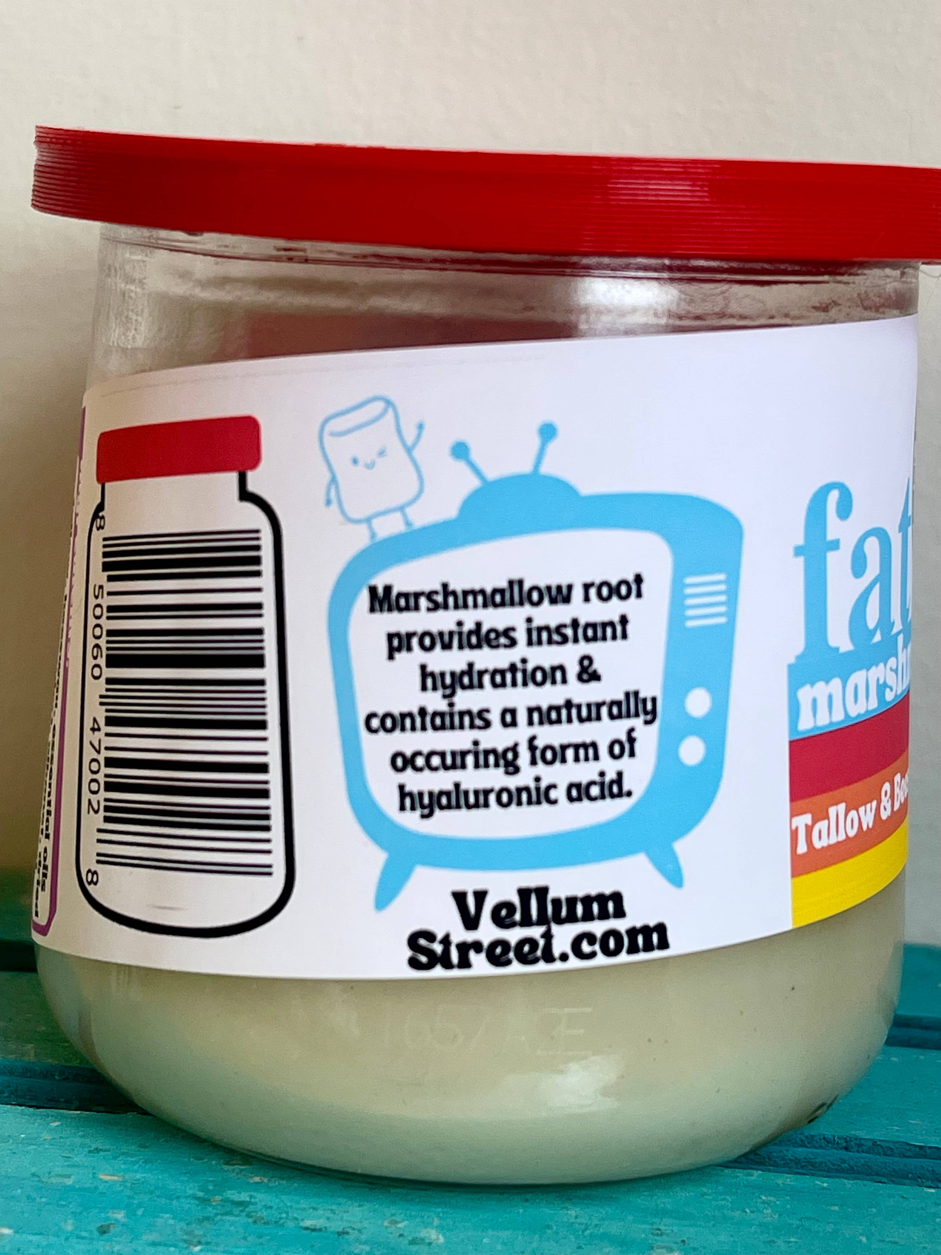 Fat marshmallow 4oz Tallow & Beeswax Solid Lotion