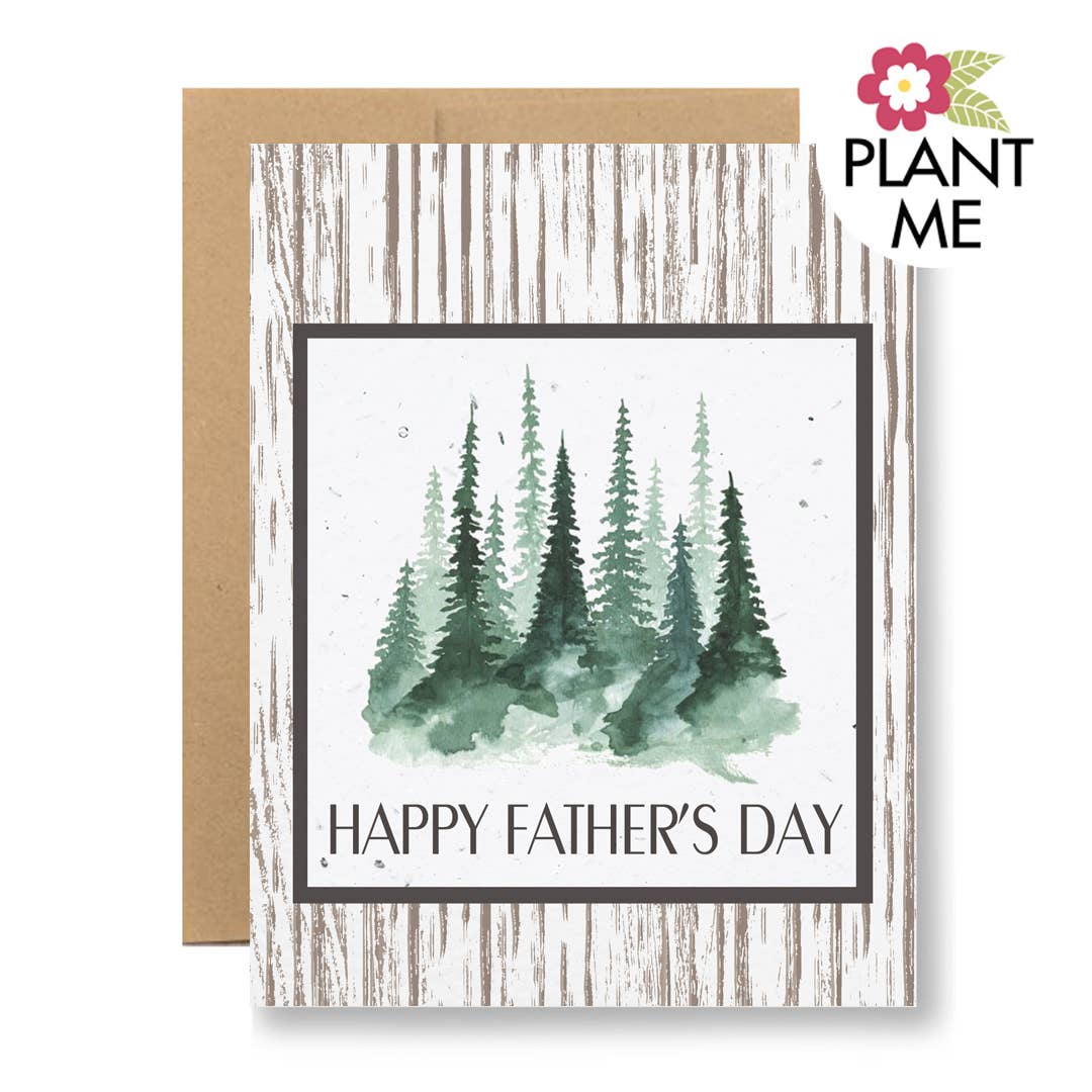Plantable Seed Paper Greeting Card | Happy Father's Day