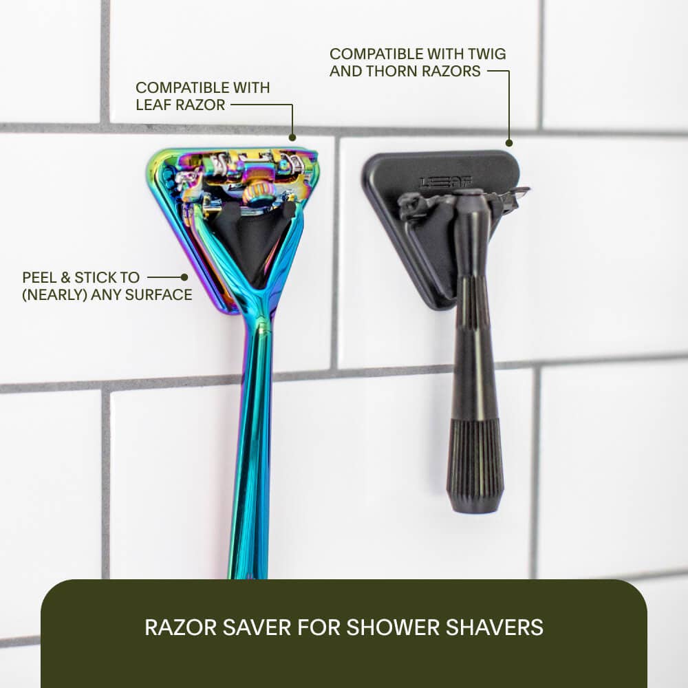 Leaf Shave Razor - Shower Holder
