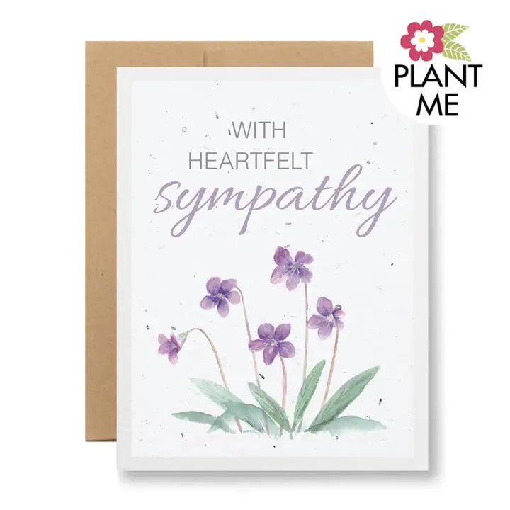 Sympathy | Plantable Seed Paper Greeting Cards