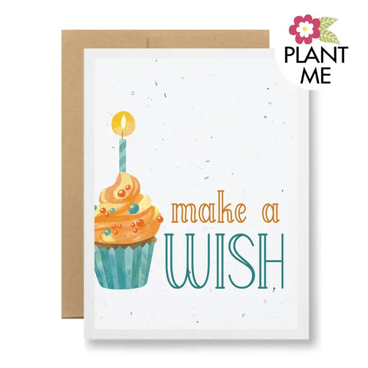 Happy Birthday | Plantable Seed Paper Greeting Card
